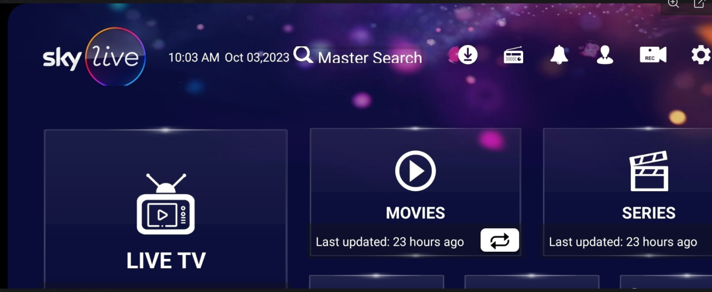 SMARTERS v4 - APK (Sky Layout)